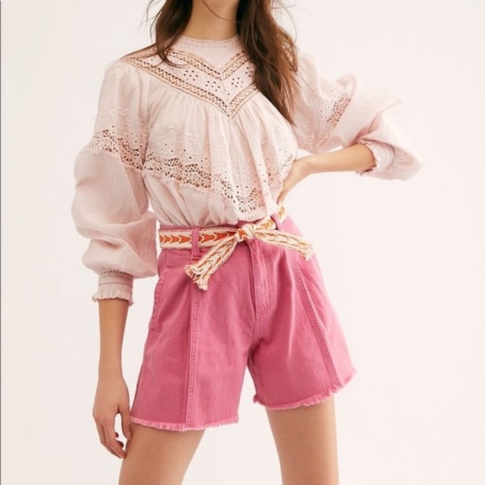 Free People Amelie A Line Shorts